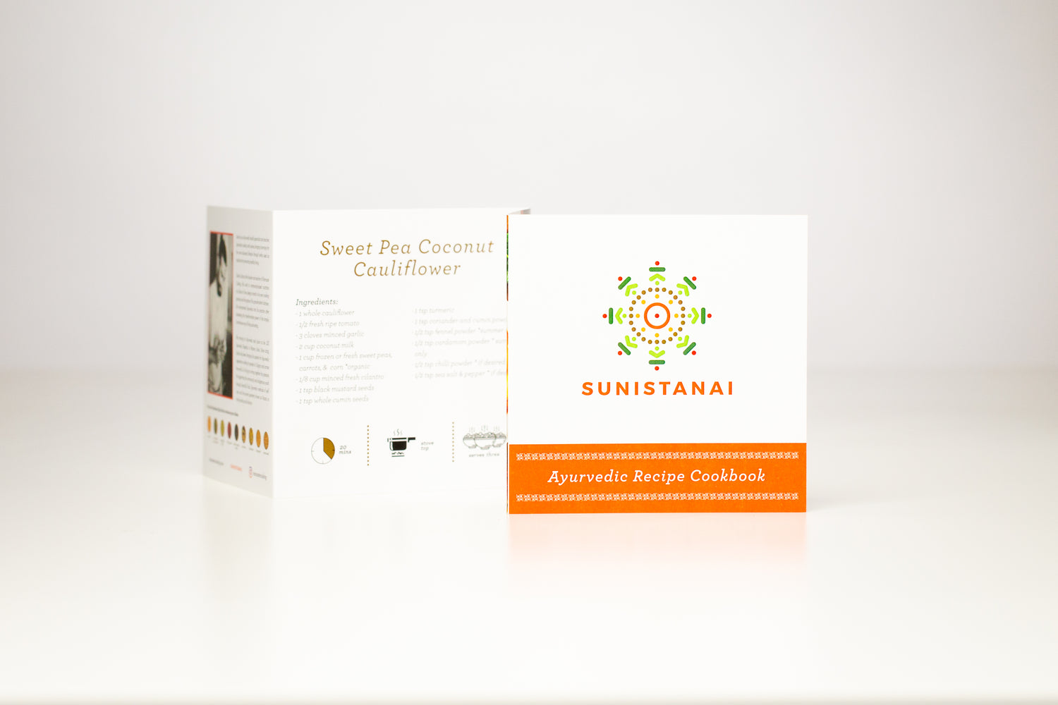 SUNISTANAI Ayurvedic Handcrafted Spice Box Recipe Cookbook Beginner Friendly.